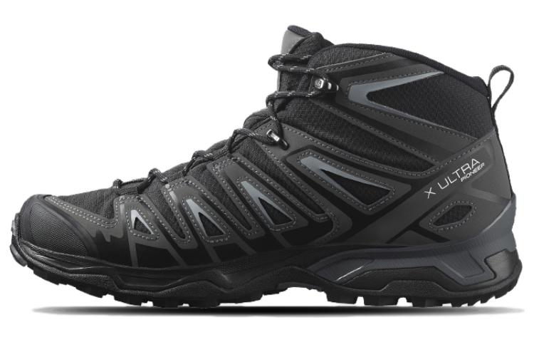 サロモン X ウルトラ Salomon X Ultra Pioneer Mid GORE-TEX "Black/Magnet/Monument" L47170300
