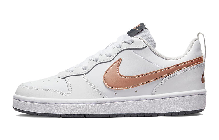 ナイキ Nike GS Court Borough Low 2 "White/Summit White/Dark Smoke Grey/Metallic Red Bronze" BQ5448-116