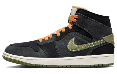 エアジョーダン1 Nike Air Jordan 1 Mid SE Craft "Anthracite/Light Olive" FD6817-003