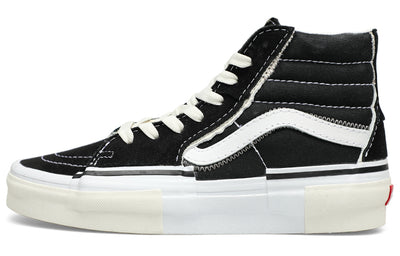 ヴァンズ スケートハイ Vans Sk8-Hi Reconstruct "Black/True White" VN0005UK6BT