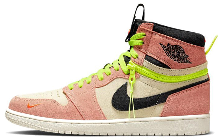 エアジョーダン1 Nike Air Jordan 1 High Switch "Peach and Neon" CW6576-800