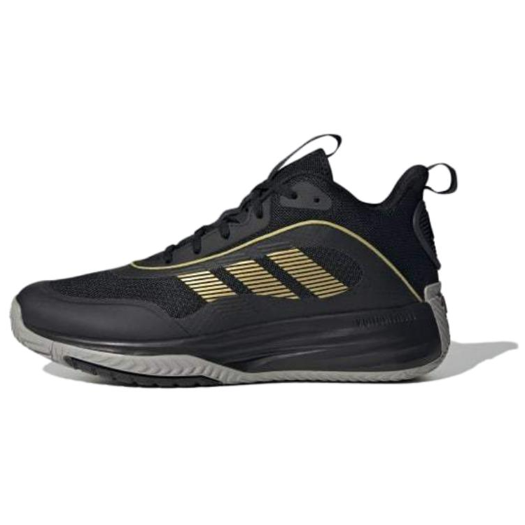 アディダス adidas Own the Game 3 "Core Black/Gold Metallic/Mgh Solid Grey" IF4566