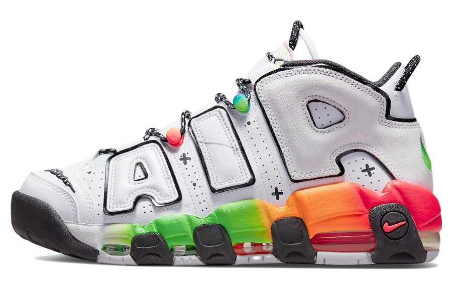 ナイキ エア モア アップテンポ Nike Air More Uptempo 96 Ghost "White/Blue/Orange Green" DV1233-111
