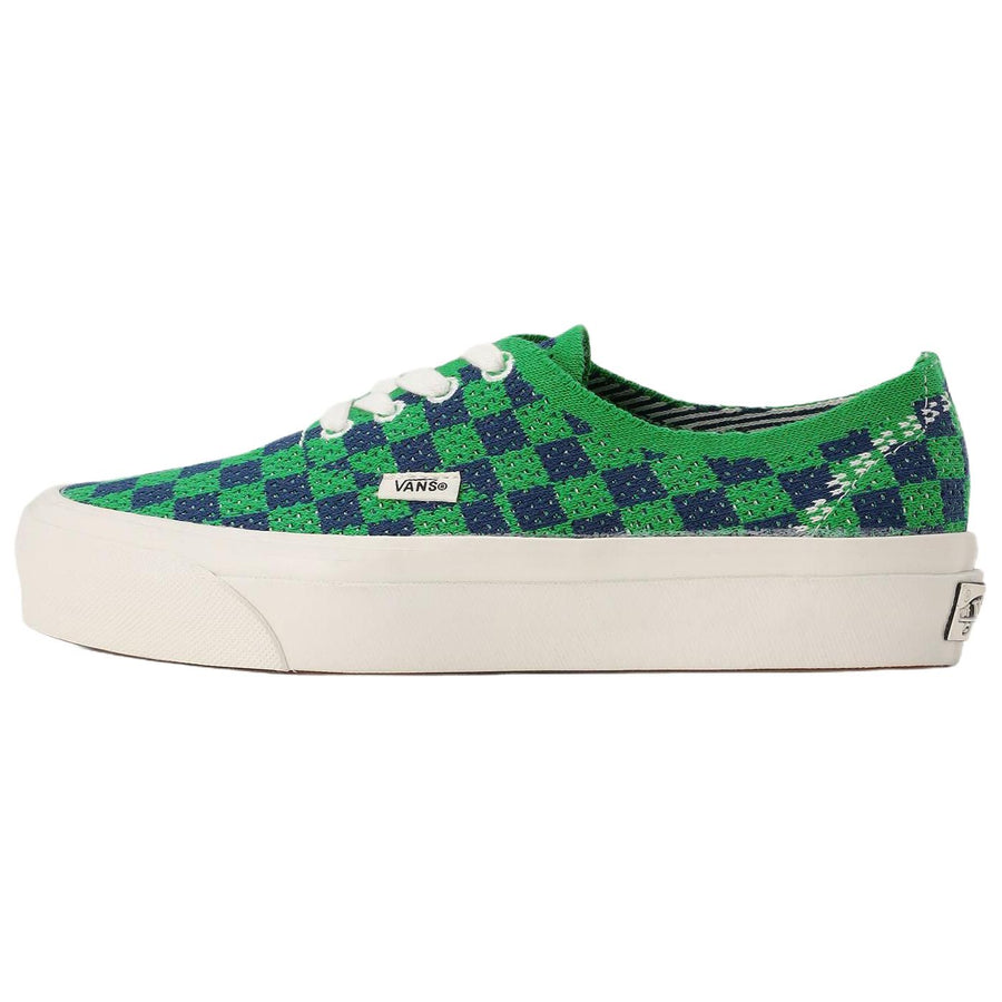 ヴァンズ オーセンティック Vans Premium Authentic 44 EK "Punk Check Green/Navy" VN000EJC5W3
