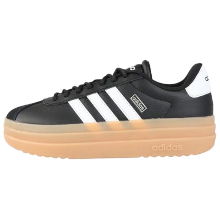 アディダス adidas Women's VL Court Bold "Core Black/Cloud White/Cyber Metallic" IH3081