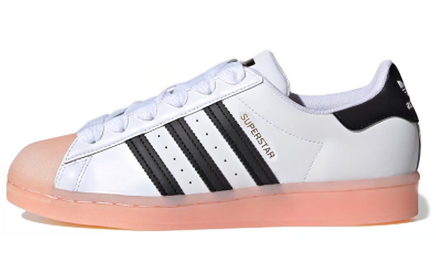 アディダス スーパースター adidas Women's Superstar "White Black Haze Coral" FW3553