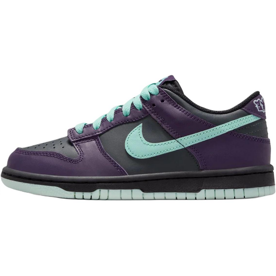 ナイキ ダンク Nike GS Dunk Low "Dark Smoke Grey/Grand Purple/Black/Artisan Teal" FB9109-013