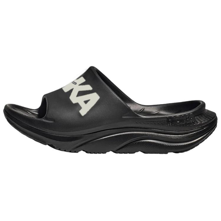 ホカ Hoka Ora Athletic Slide "Black/White" 1155154-BWHT