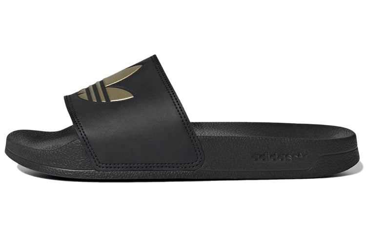 アディダス adidas Women's Adilette Lite Slides "Core Black/Matte Gold" GZ6196