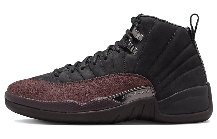エアジョーダン12 A Ma Maniere × Nike Women's Air Jordan 12 "Black and Burgundy Crush" DV6989-001