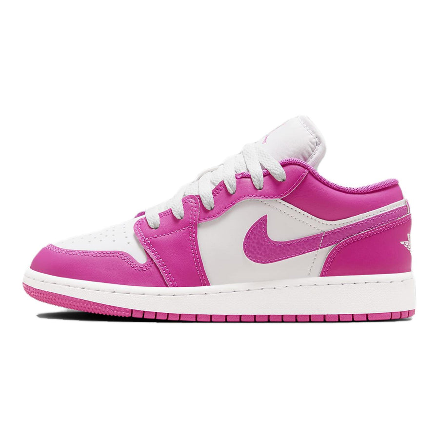 エアジョーダン1 Nike GS Air Jordan 1 Low "Fire Pink/White/Iris Whisper" FV8486-600