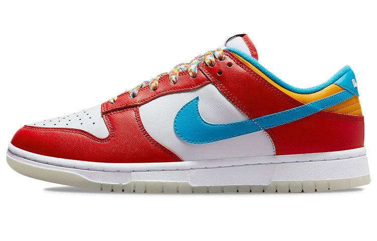 ナイキ ダンク FRUiTY PEBBLES™ × Nike Dunk Low QS "Habanero Red/Dark Sulfur/Laser Blue" DH8009-600