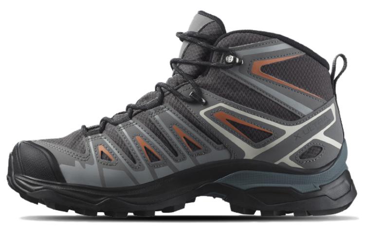 サロモン X ウルトラ Salomon Women's X Ultra Pioneer Mid GORE-TEX "Magnet/Quiet Shade/Coral Gold" L47196600