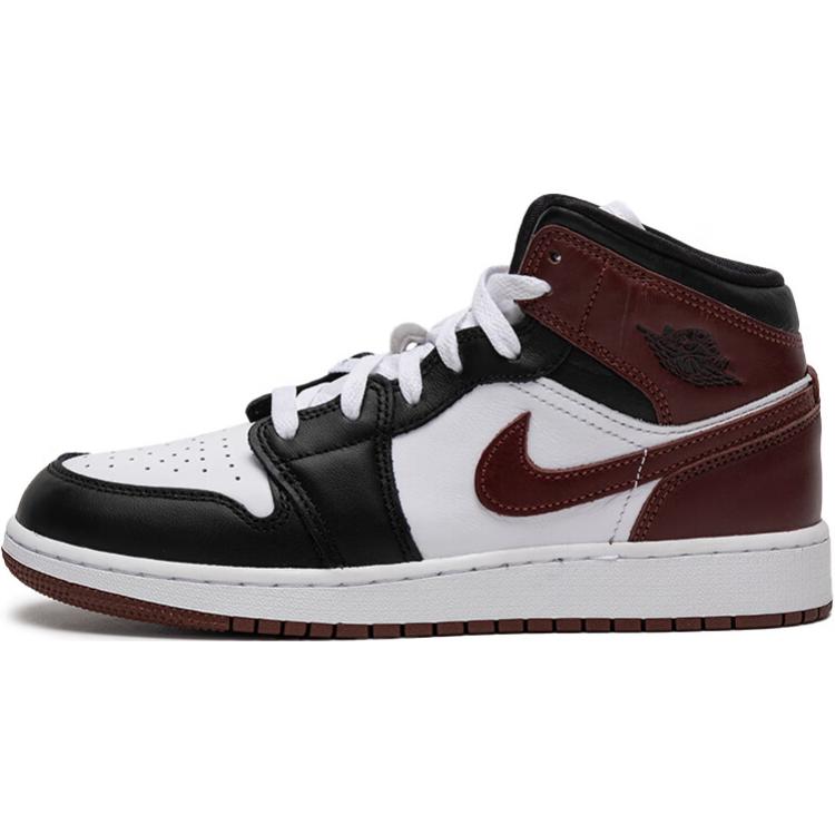 エアジョーダン1 Nike GS Air Jordan 1 Mid SE "White/Black/Dark Pony" HF3193-102
