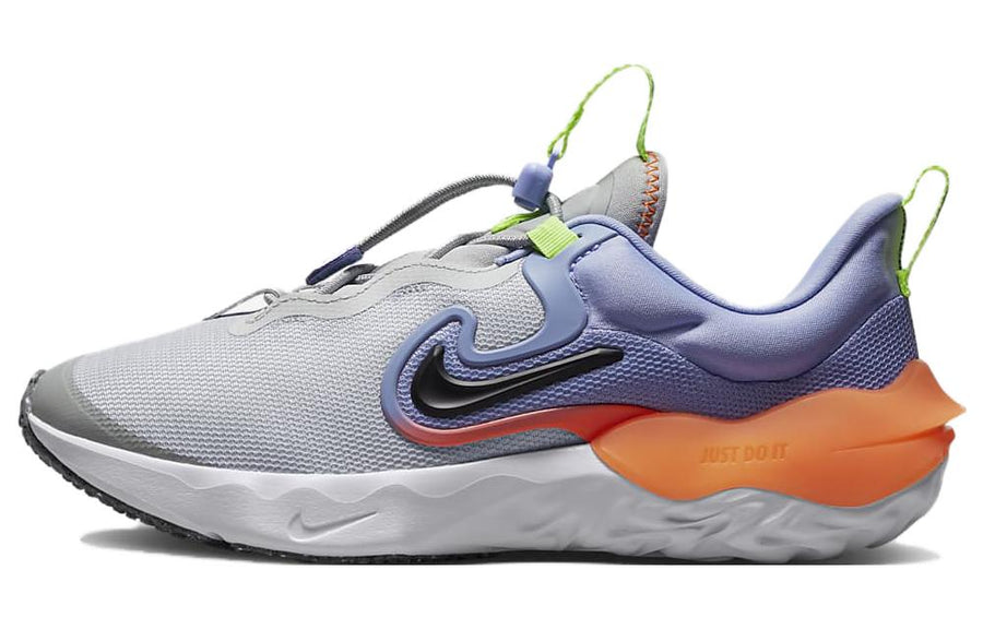 ナイキ Nike GS Run Flow "Photon Dust/Purple Pulse/Total Orange/Black" DR0472-002