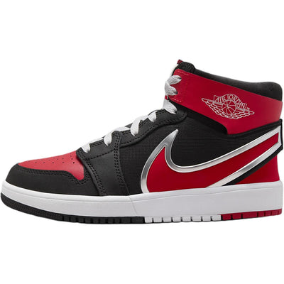 ジョーダン Nike GS Jordan 1 Mid RM EasyOn "Black/White/University Red" FQ1281-006