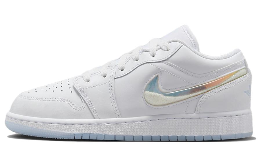 エアジョーダン1 Nike GS Air Jordan 1 Low SE "White/Summit White/Ice Blue" FQ9112-100