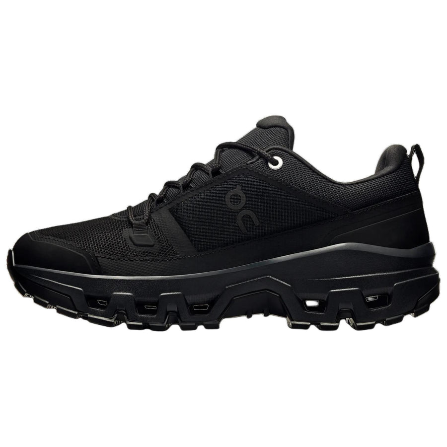 オン On Women's Cloudrock Low Waterproof "Black/Black" 3WF10141043