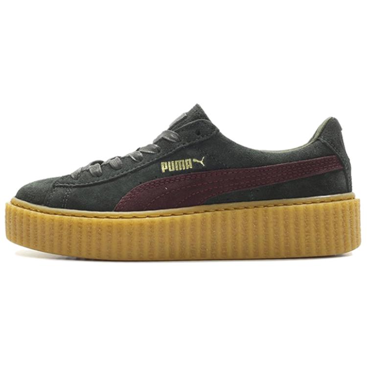 プーマ スウェード Rihanna × Puma Women's Creepers Fenty Suede "Green" 361005-07