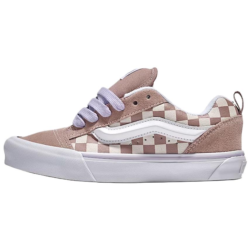 ヴァンズ ニュースクール Vans Knu Skool Checkerboard "Etherea Tan/Beige" VN000D75E2U