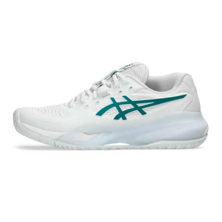 アシックス Asics Women's Gel-Resolution 10 "White/Pitch Green" (All Court) 1042A279-103