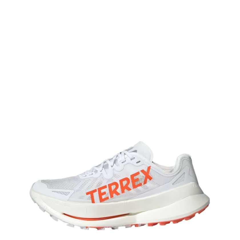 アディダス adidas Terrex Agravic Speed Ultra Trail Running "Cloud White/Impact Orange/Dash Grey" IH3764