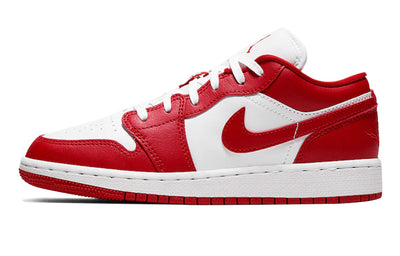 エアジョーダン1 Nike GS Air Jordan 1 Low "Gym Red/White" 553560-611