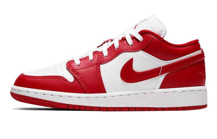 エアジョーダン1 Nike GS Air Jordan 1 Low "Gym Red/White" 553560-611