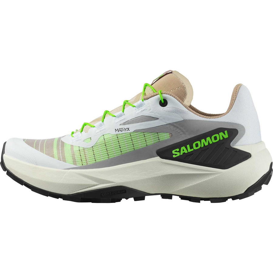 サロモン ジェネシス Salomon Women's Genesis "White/Oxford Tan/Green Gecko" L47978200