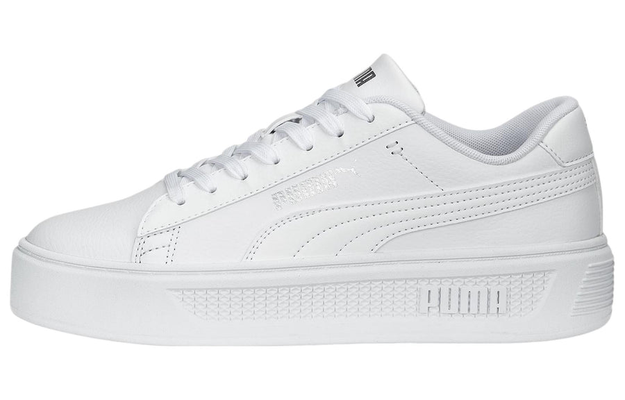 プーマ Puma Women's Smash Platform V3 "Puma White/Puma Silver" 390758-01