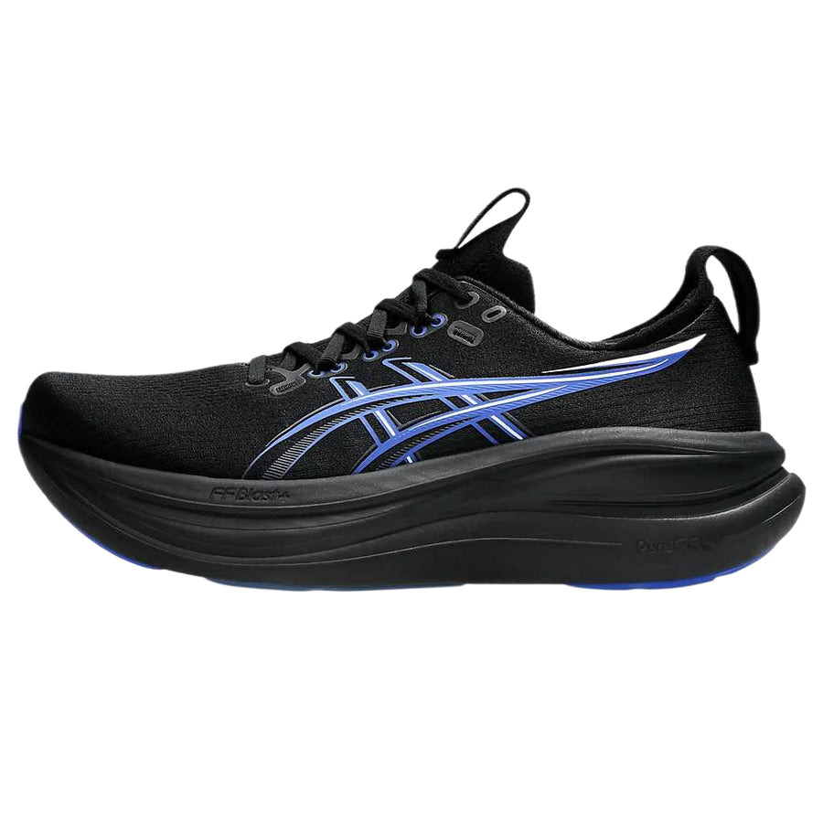 アシックス ゲルニンバス28 Asics Gel-Nimbus 28 "Black/Neon Blue" 1011C127-004