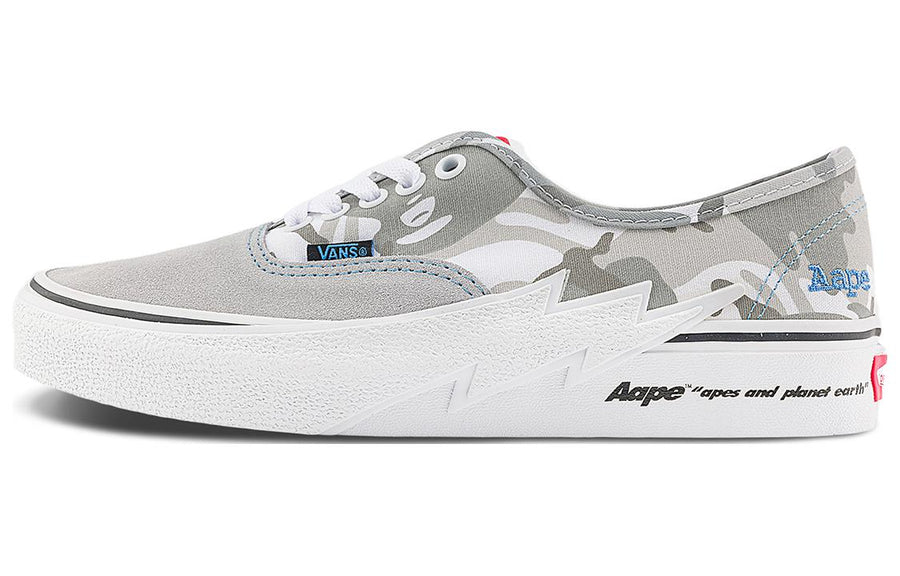 ヴァンズ オーセンティック AAPE × Vans Authentic Bolt "Grey/Blue" VN000BWCY31