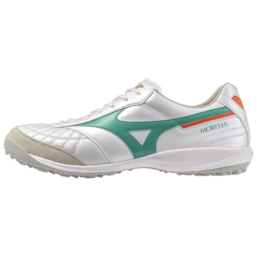 ミズノ Mizuno Morelia Sala Japan TF "Super White Pearl/Green" Q1GB260235