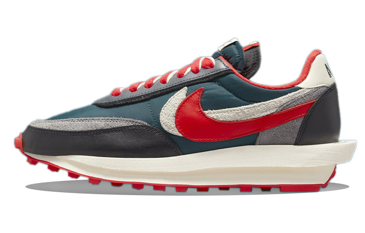 ナイキ UNDERCOVER × sacai × Nike LD Waffle "Midnight Spruce/Pale Ivory-Dark Grey-University Red" DJ4877-300