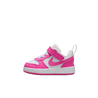 ナイキ Nike TD Court Borough Low Recraft "White/Laser Fuchsia" DV5458-123