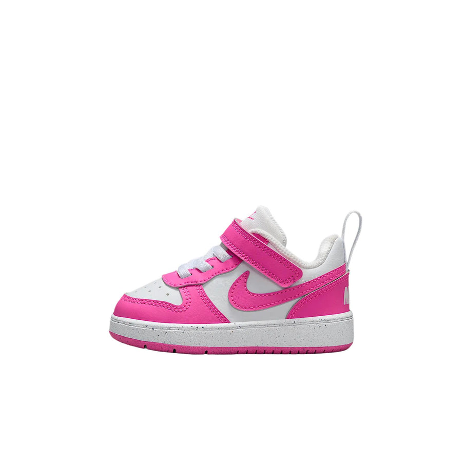 ナイキ Nike TD Court Borough Low Recraft "White/Laser Fuchsia" DV5458-123