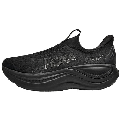 ホカ Hoka Skyward Laceless "Black/Black" 1168876-BBLC