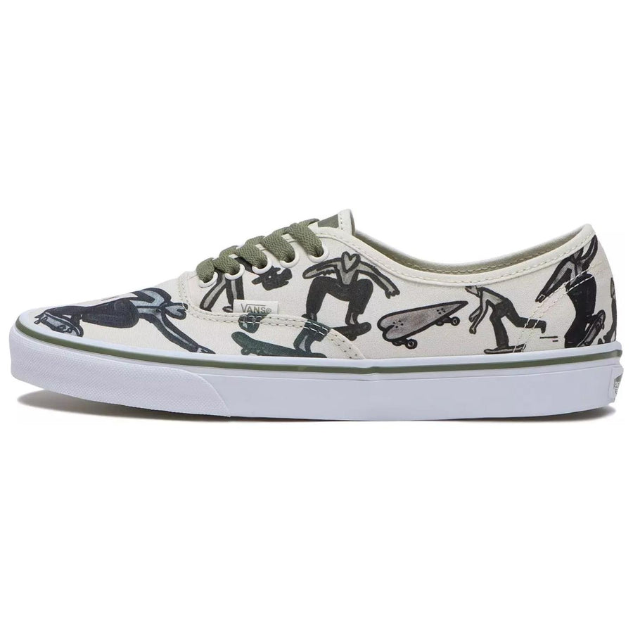ヴァンズ オーセンティック Vans Authentic "Marshmallow/Olive Green" VN0009PVDOR