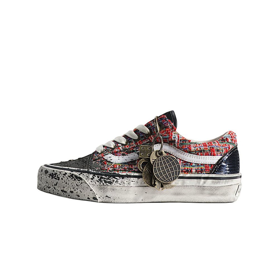 ヴァンズ オールドスクール Vans Premium Old Skool "Black/Red" VN000D9VBOS