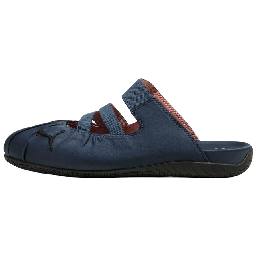 プーマ スピードキャット Puma Women's Speedcat Mule Satin "Blue Gray/Soft Clay" 409911-01