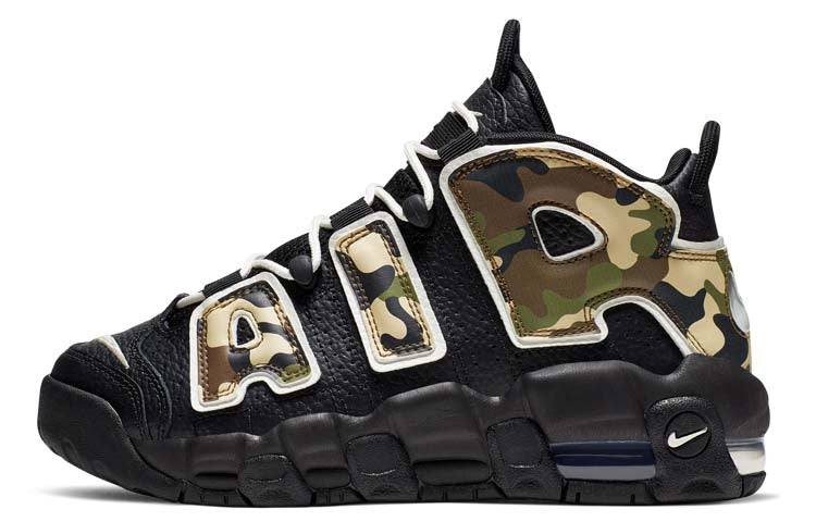 ナイキ エア モア アップテンポ NIKE AIR MORE UPTEMPO GS "BLACK CAMO" CJ0930-001