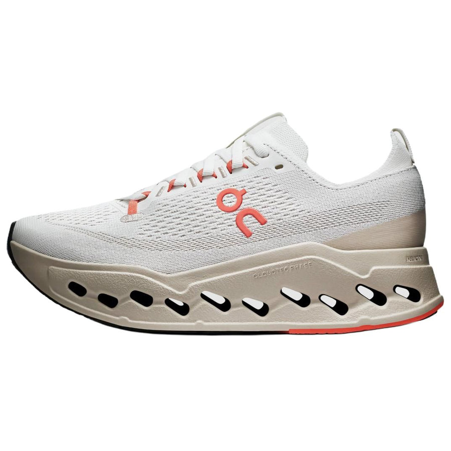 オン On Women's Cloudsurfer Max "Ivory/Salmon" 3WF30223297