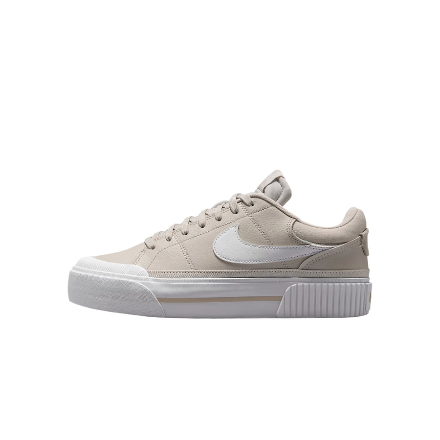 ナイキ コートレガシー Nike Women's Court Legacy Lift "Light Orewood Brown/White/Phantom" DM7590-111