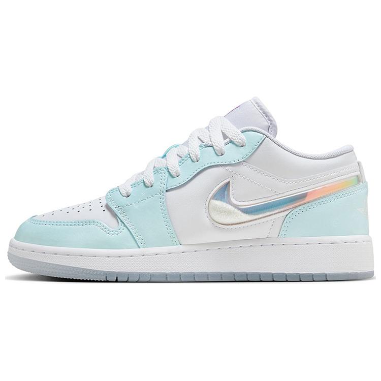 エアジョーダン1 Nike GS Air Jordan 1 Low SE "Glacier Blue/Multi-Color/White/Glacier Blue/White/Super Violet" HJ3481-491
