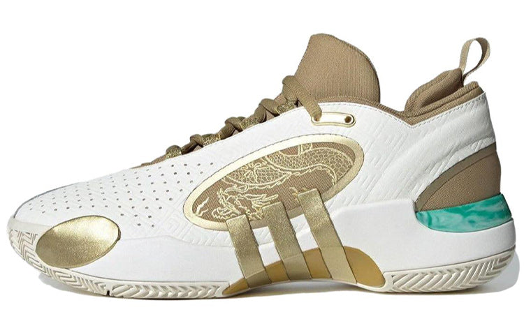 アディダス adidas D.O.N. Issue 5 "Core White/Matte Gold/Halo Gold" IH7517