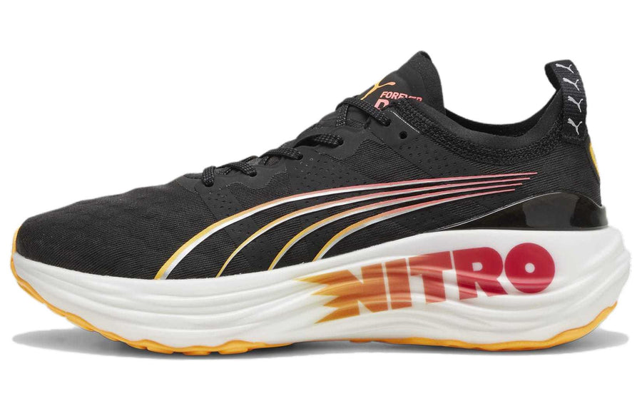 プーマ Puma Women's Forever Run Nitro "Puma Black/Sun Stream/Sunset Glow" 309704-01