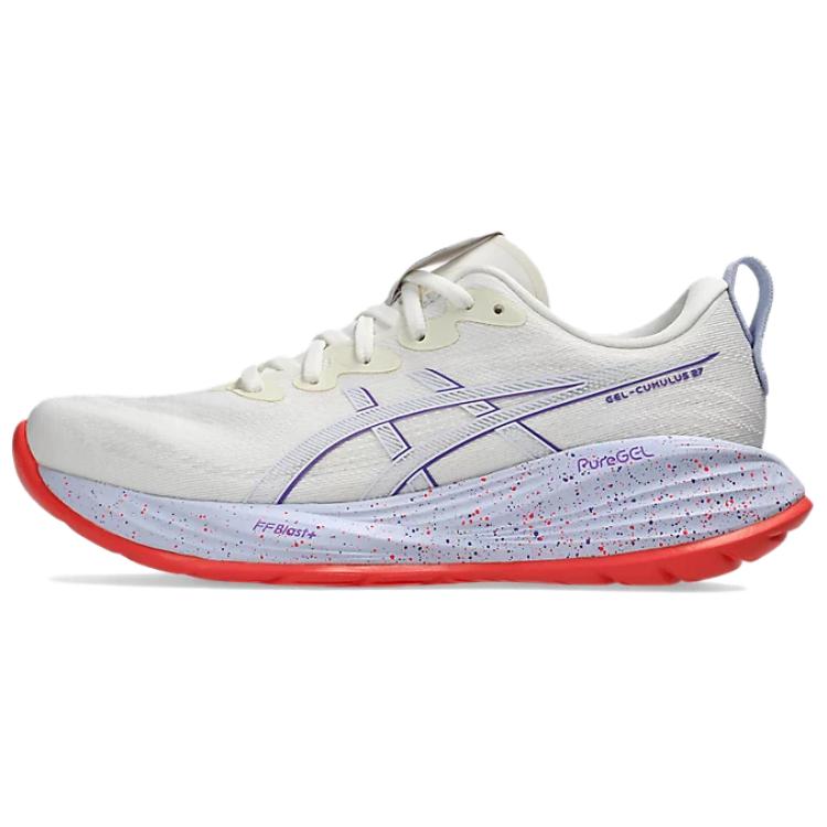 アシックス ゲルキュムラス27 Asics Women's Gel-Cumulus 27 Tokyo "Cream/Edo Purple" 1012B955-500