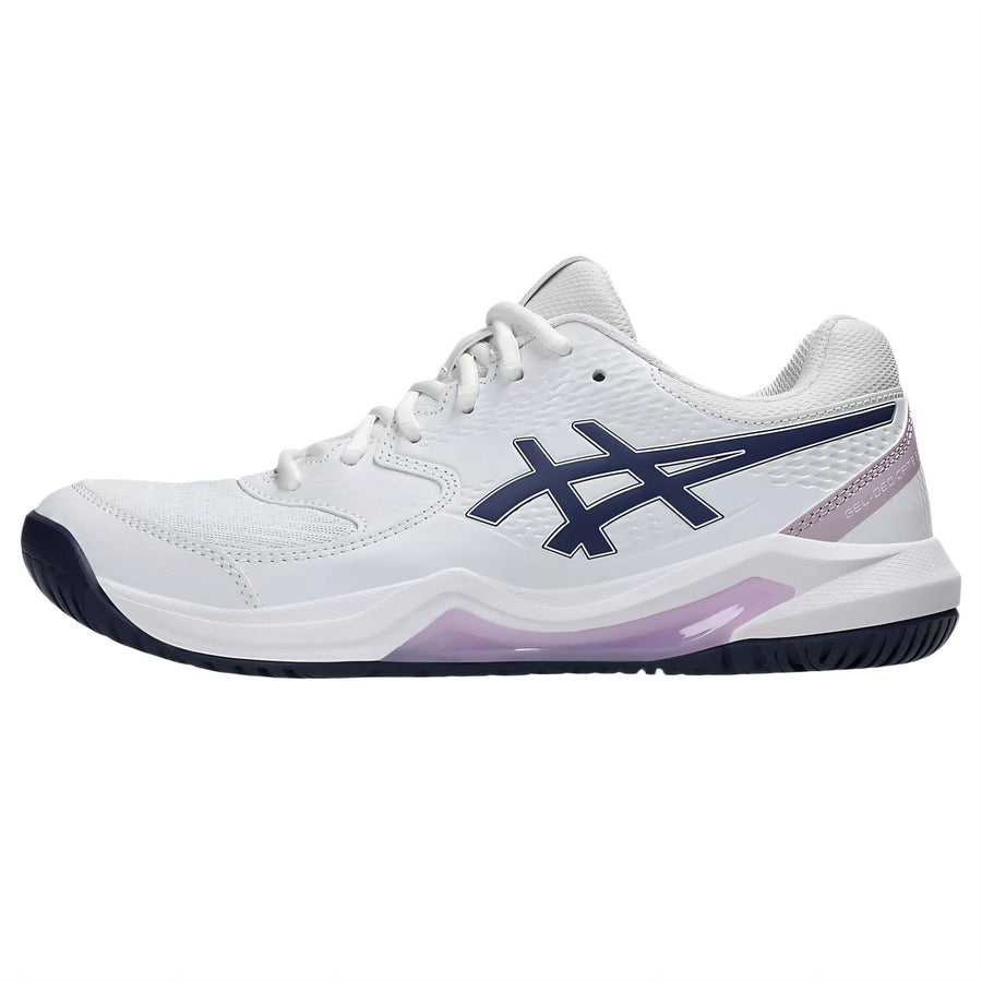 アシックス Asics Women's Gel-Dedicate 8 "White/Indigo Fog" (All Court) 1042A237-104