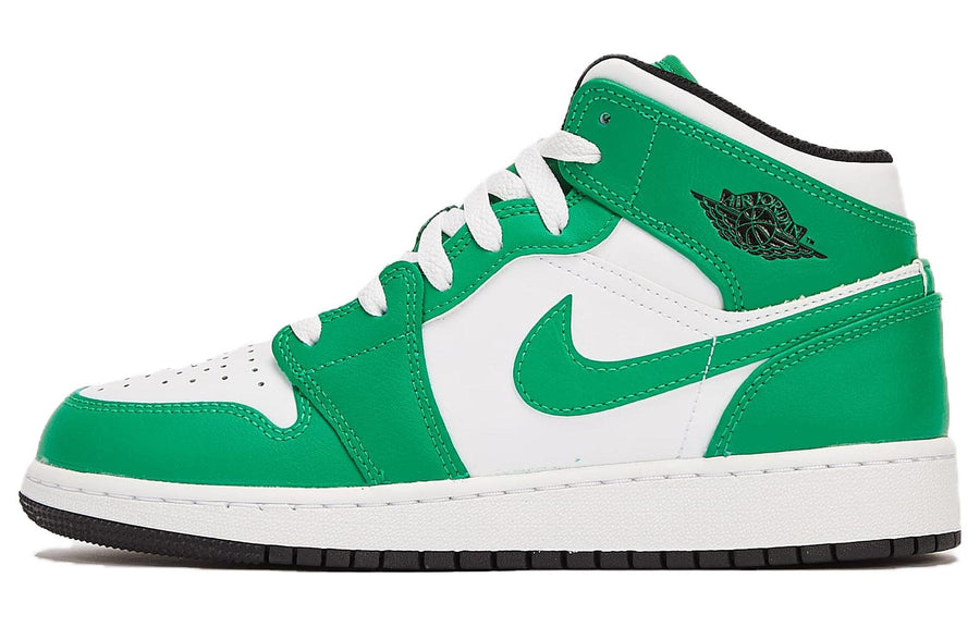 エアジョーダン1 Nike GS Air Jordan 1 Mid "Lucky Green" DQ8423-301