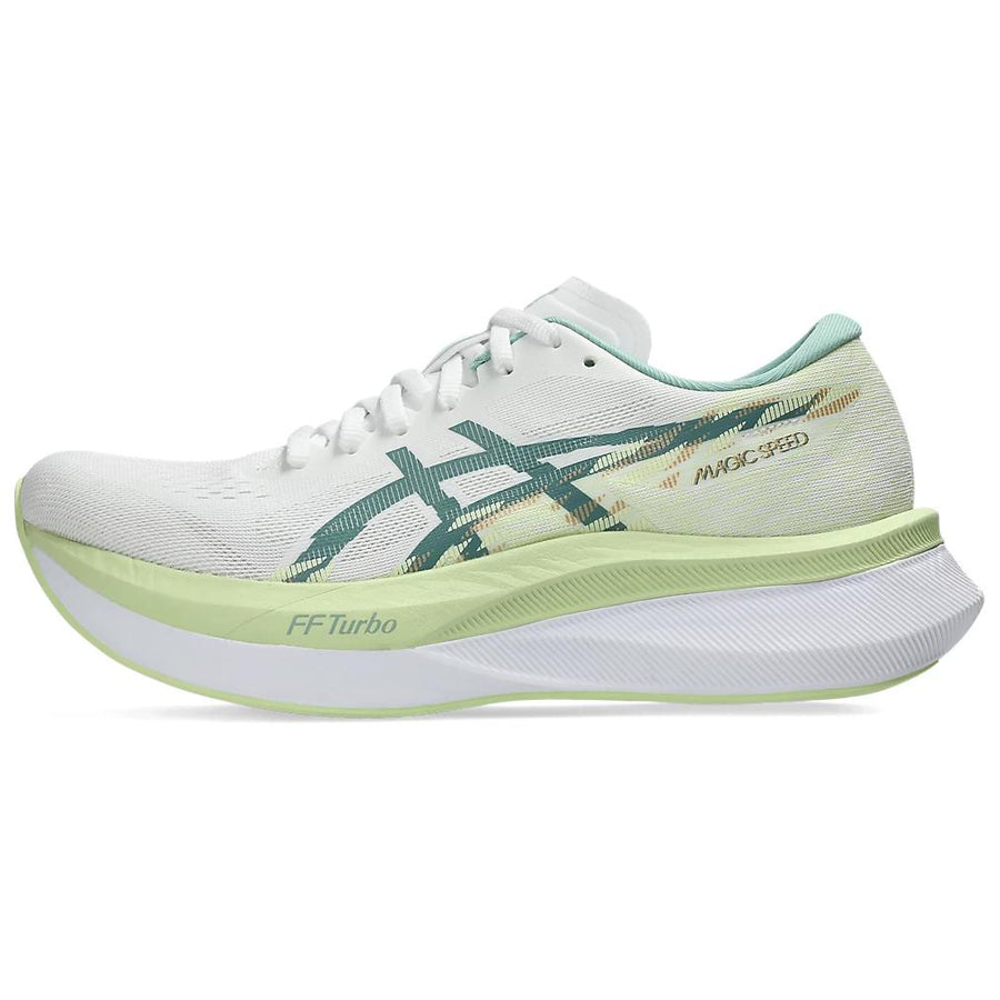 アシックス マジックスピード Asics Women's Magic Speed 4 "White/Celadon" 1012B676-100